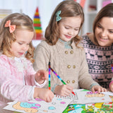 BenLouis 12 Insects Mini Coloring Books Kids with 12 Stacking Crayons Spring Bugs Party Favors Small Activity Books Bulk for Kids Butterfly Bee Party Gift Goodie Bag Stuffers BenLouis