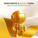 TECBEARS Silk Filament 1.75, Shiny Silk PLA Filament, 3D Printer Filament with Smooth Silky Surface, 250G Spool, 8 Rolls, Gold+Silver+Purple+Green+Blue+Pink+Orange+Red Copper TECBEARS