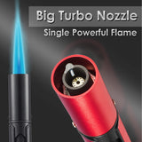 Urgrette 2 Pack Butane Torch Lighter, 6-inch Refillable Pen Lighter Adjustable Jet Flame Butane Lighter for Grill BBQ Candle Camping (Gas Not Included) Raven & Ruby Urgrette