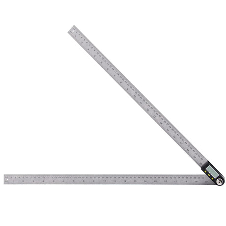 Yangoutool Digital Angle Ruler 20inches/500mm Stainless Steel Digital Angle Finder and Protractor Large Gauge Precision Measuring Tool for Woodworking Metalworking and Construction Yangoutool