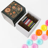 Connimonet Wool Embroidery Thread Kit 20Pcs Wool Blend Thread for Embroidery for Hand Sewing DIY Wool Thread for Embroidery 42S/2 Machine Sewing Thread (Colour B) Connimonet