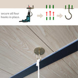 Beyeutao Wood Bed Canopy Frame 63 inches Bed Curtains Frame Solid Wooden Bed Poles Hanging Bed Poles Canopy Bed Frame Play Tent Frame Suitable for All Beds. Beyeutao