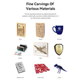 ATOMSTACK A10 Pro Laser Engraver, 10000mW Optical Power Compressed Spot Laser Engraving Machine and Laser Cutter for Wood Metal with Terminal Panel for Offline Engraving, 410x400mm Engraving Area ATOMSTACK