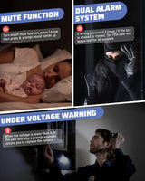 Gun Safe, 2 Rifle Gun Safe, Gun Safes for Home Rifle and Pistols, Quick Access Gun Cabinets with LED Light, Rifle Safe with Adjustable Gun Rack and Removable Shelf Riflewell