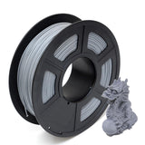 Steel PLA Filament 1.75mm Steel Powder Filled Polylactic Acid Filament 3D Printer Metal Filament 0.5kg Spool, Bare Steel Color Spriour