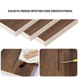 Pmnianhua Floating TV Stand,55'' Under TV Shelf,Modern Floating TV Console,Wall Mounted TV Cabinet, Entertainment Center with Storage for Bedroom Living Room(Walnut) Pmnianhua