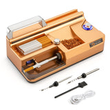 Electric Cigarette Rolling Machine, Automatic Cones Loader, Mini Portable Pre Rolled Cones Filling Maker, Automatic Roller, 317A Gold ASKJHKD