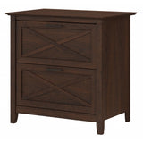 Bush Furniture Key West 2 Lateral File Cabinet | Document Storage for Home Office | Accent Chest with Drawers, 30"W x 20"D x 30"H, Bing Cherry Bush Business Furniture