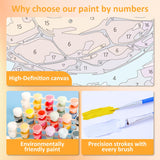 Mandun Paint by Numbers Kit for Kids with Frame, Sea Turtle Paint by Numbers for Kids Ages 4-8-12, DIY Turtle Acrylic Oil Painting for Home Wall Art Decor Gift 7.8x7.8 inch (with Frame Easel) Mandun