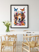 SAIMIUBO Diamond Painting Kits for Adults,Dog Full Drill Diamond Art Kits for Adults Beginners,Round 5D DIY Diamond Dots Paintings,Diamond Art Painting Home Wall Decor 12x16 inch SAIMIUBO