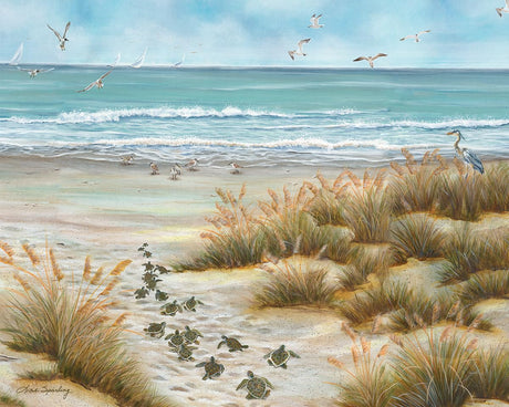 Heritage Puzzle Ocean Bound - 1000 Piece Jigsaw Puzzles for Adults Size 30"x 24" by Lisa Sparling Suitable for Framing - Beach Puzzles for Adults - Coastal Decor - Made in U.S.A. Heritage Puzzle Inc.