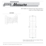 Classic Accessories Veranda Water-Resistant 12 Foot Log Rack Cover, Outdoor Patio Cover Classic Accessories