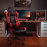 VITESSE Ergonomic Red Gaming Chair for Adults, 330 lbs PC Computer Chair, Racing Office Chair, Silla Gamer Height Adjustable Swivel Chair with Lumbar Support and Headrest… VITESSE