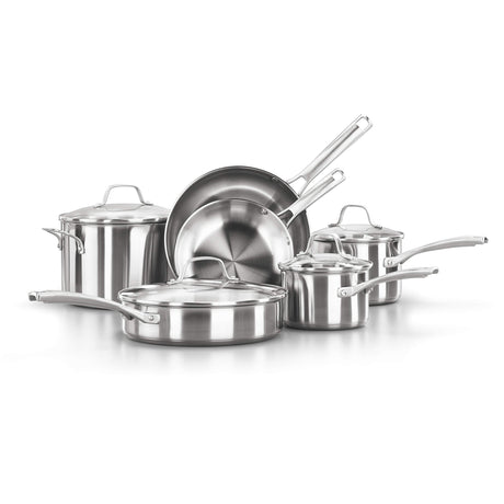 Calphalon Classic™ Stainless Steel 10-Piece Cookware Set Calphalon