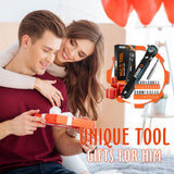 ZOOI Stocking Stuffers for Adults Men, Christmas Gifts for Men Ratcheting Pocket Screwdriver, Mens Gifts for Dad 90 Degree Right Ratchet Screwdriver, Dad Gifts for Him, White Elephant Gifts for Adults ZOOI