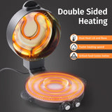 12" Electric Pizza Oven-Countertop Pizza Maker with Timer &Temperatures Control, Perfect for Pizzas/Pancake/Quesadillas/Cookies (black) HPPZITONG