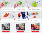 TUMOVO Paint by Number, Flowers Paint by Numbers for Adults Beginner, Chrysanthemum Oil Painting by Numbers on Canvas, Modern Painting Kit with Brushes and Pigment, 16x20 Inch TUMOVO