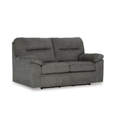 Signature Design by Ashley Bindura Contemporary Glider Loveseat with Non-skid Legs, Light Gray Signature Design by Ashley