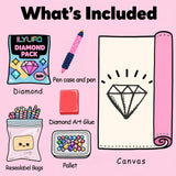 Diamond Art Kits for Adults, 5D Light and Butterfly DIY Diamond Painting Crafts for Home Wall Decor, Ideal Gifts for Art Lovers 12×16inch ILYUFO