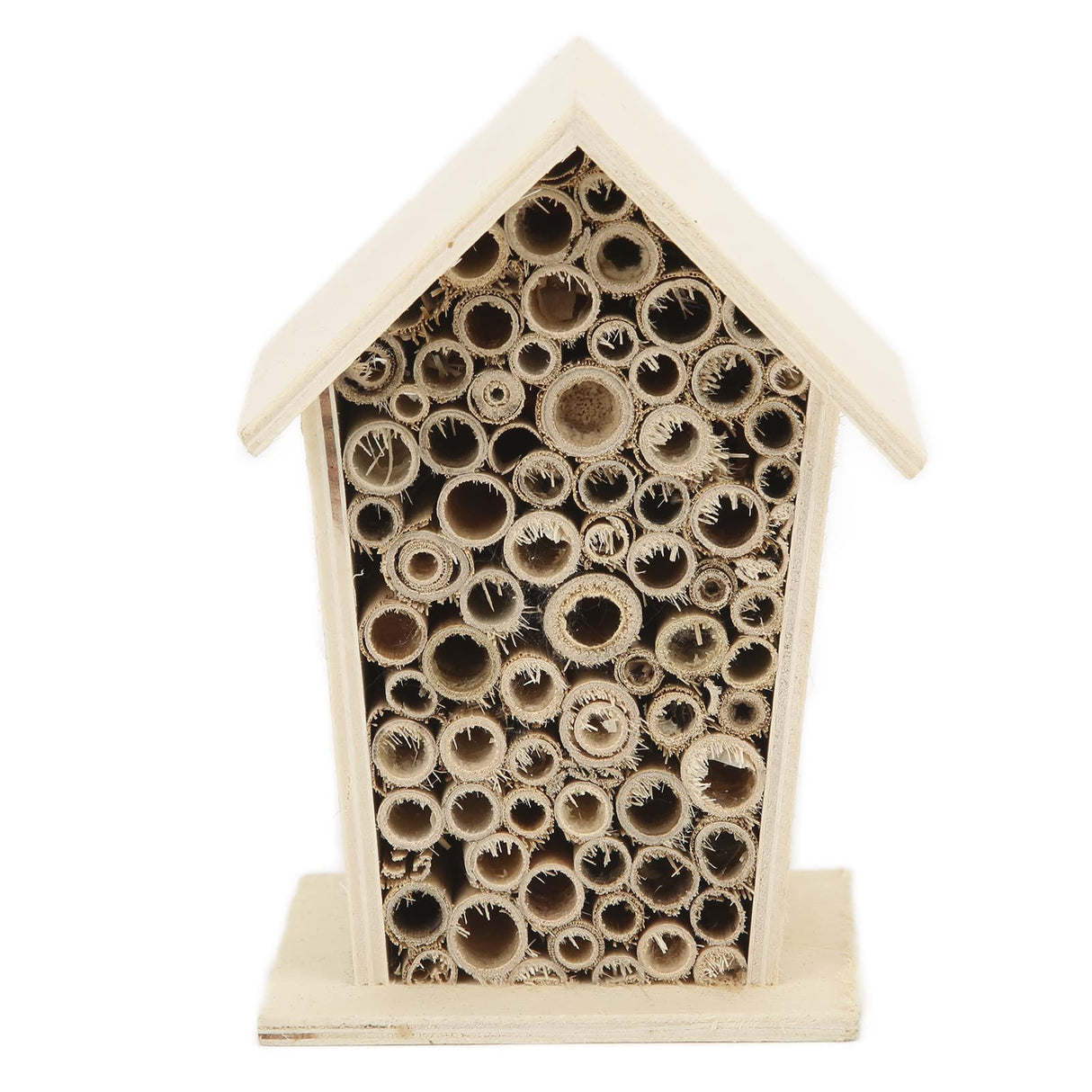 Bee Houses Bird House Bee Hive Wooden Insects House, Wooden Bee Hive, Hanging Hotels for Pollinator Bees, Ladybugs Pssopp