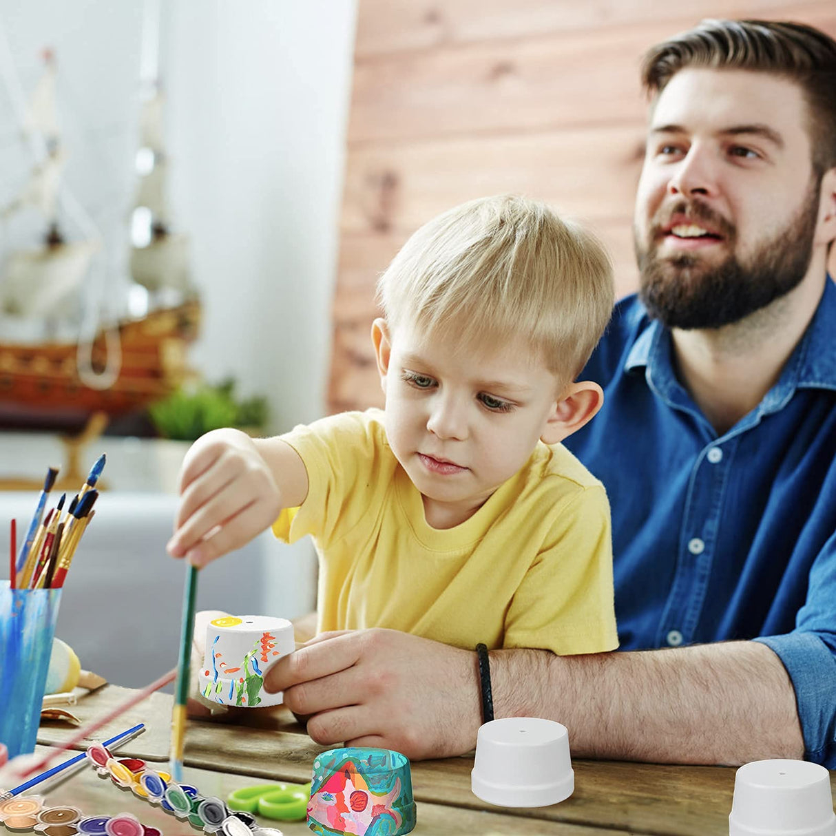 3-Pack DIY Wind Chime Kits- Arts and Crafts for Boys Girls Kids Ages 8-12 4-8 6-8 5-7 3-5, Construct & Paint Birthday Holiday for Kids HOSKO