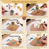 YICMY Feather Pen Pheasant Quill Pen and Ink Set,Caligraphy Kits for Beginners, Feather Pen and Ink Set With Leather Journal Notebook,Wax Seal Kit,7 Wax Seal Stamp Heads,Calligraphy Pens for Gift YICMY