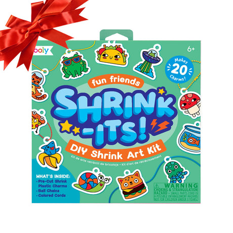 International Arrivals Happido Dual Tip Color Changing Markers for Kids, Set of 12 & Happido Set of 12 Twistable Tempera Paint Sticks For Kids & Shrink-Its! 28 PC DIY Shrinking Art Kit International Arrivals