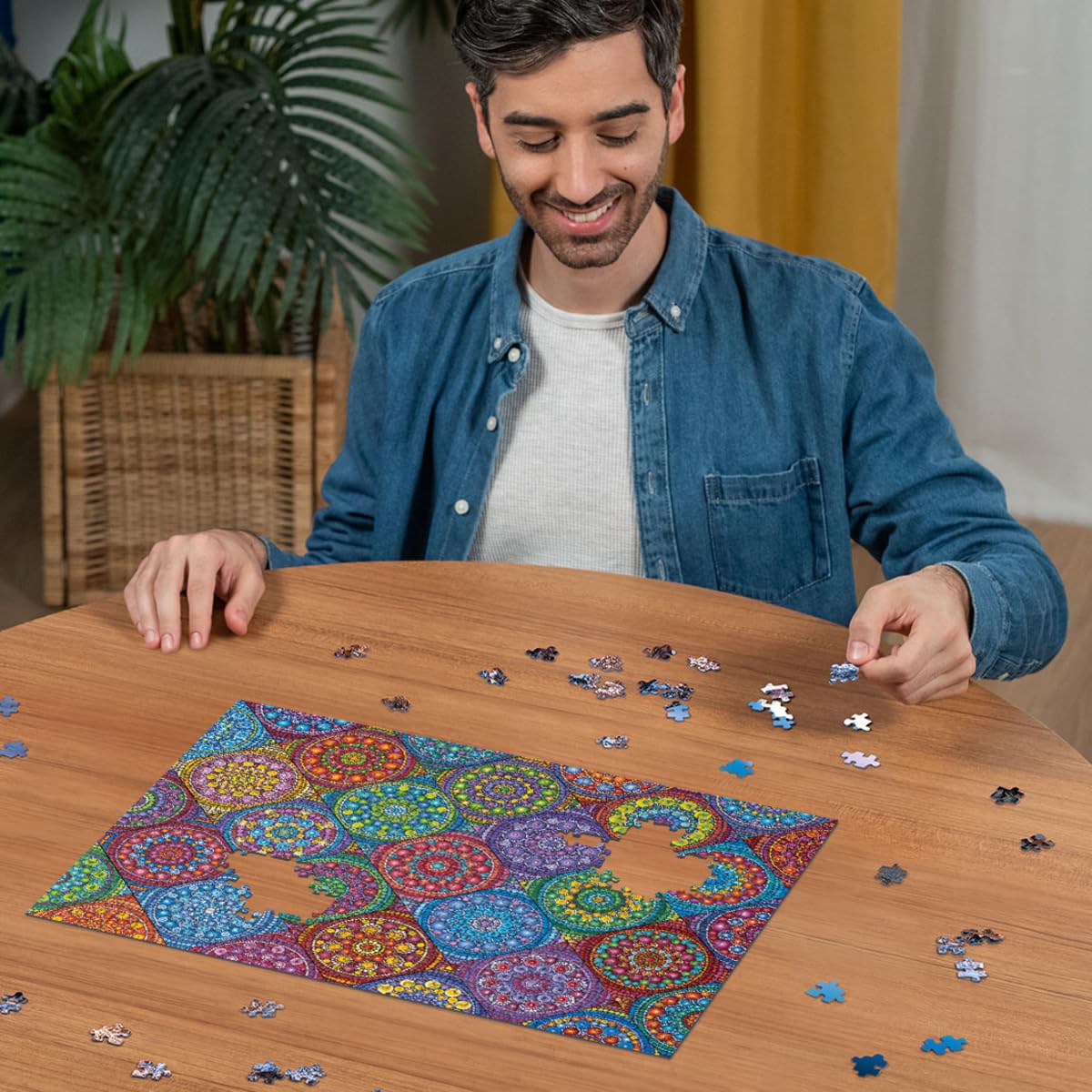 Ravensburger Color Your World Series: Magnificent Mandalas 500 Piece Jigsaw Puzzle for Adults - 80694 - Handcrafted Tooling, Made in Germany, Every Piece Fits Together Perfectly Ravensburger