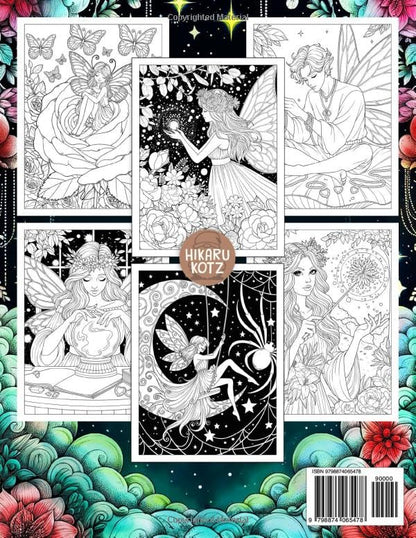 Enchanted Fairy: Whimsical Coloring Book for Adults with Magical Fairies to Have Fun and Relieve Stress