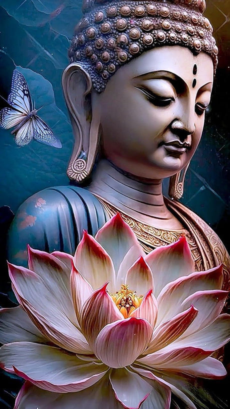 ZHUMUTO Large 5D Diamond Art Painting Kits for Adults,15.7x27.5inch Religious Buddha C DIY Full Round Drill Diamond Dots Large Size,Big Gem Art and Crafts for Home Wall Decor Gifts ZHUMUTO