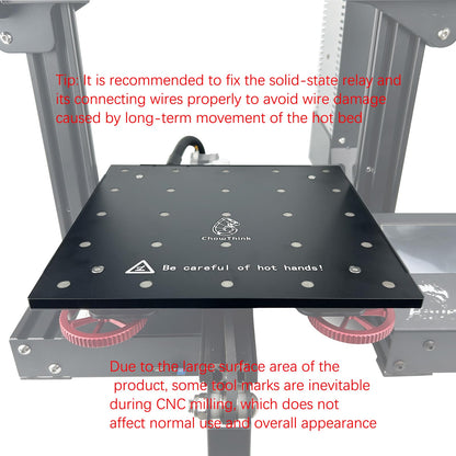 235 * 235mm 500w Silicone Ender3 Heated Bed V2.0 for Ender3, ender3 pro, ender3 v2,Ender 3 neo 3D Printer Hot Bed Upgrade,6061 Aluminum Plate Hotbed Built-in Samarium Cobalt Magnet from ChowT - WoodArtSupply