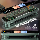 AWLKIM 0.5s Instant Read Smart Meat Thermometer Digital, 3.8″ HD Touchscreen with Temp-OS, Professional Kitchen Food Thermometer for Cooking, Grill, BBQ | ±0.5°F, −58–572°F, IP68, USB-C Rechargeable AWLKIM