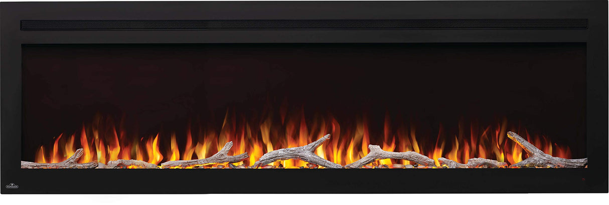 Napoleon Purview 72 inch Wall Mount Electric Fireplace - Black, NEFL72HI Napoleon