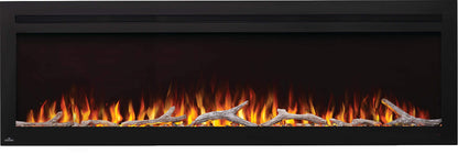 Napoleon Purview 72 inch Wall Mount Electric Fireplace - Black, NEFL72HI