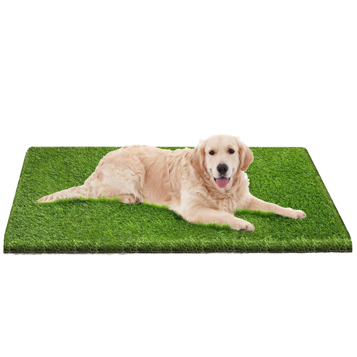 Artificial Grass, 51" x 26" Dog Pee Pads, Professional Dog Potty Training Rug, Grass Mat with Drainage Holes, Pet Turf Indoor Outdoor Flooring Fake Grass Doormat (26"x51") FezepYmaz