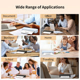 Gloryang Thermal Printer Paper 8.5''x11'' US Letter Size, Thermal Paper Quick-Dry, Advanced Thermal Printing, Compatible with Gloryang & JADENS PD-A4 Thermal Printer Gloryang