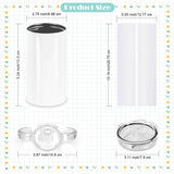 Wzaytia 12 Oz Sublimation Sippy Cup 6 Pack, Kids Sublimation Sippy Tumblers, Stainless Steel Sublimation Todder Water Bottle Wzaytia