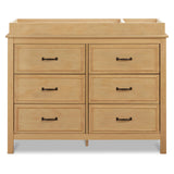 DaVinci Charlie 6-Drawer Baby Dresser - Wooden Double Chest of Drawers for Kids, Boys and Girls - Multi-Purpose Storage Dresser for Bedroom, Nursery, Living Room & Hallway, Easy to Assemble - Honey DaVinci