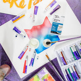 Mont Marte Masking Fluid Premium 120ml (4.06 US fl.oz), Masking Fluid for Watercolor Painting, Keeps Areas Free of Color And Edges Crisp, Resists Watercolor, Ink and Pouring Paint Mont Marte