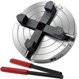 Wood Lathe Chuck,4-Inch 4-Jaw Lathe Chucks, Self-Centering Lathe Chucks for Woodturning with 1"x8TPI Thread HAowosi