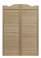 LTL Home Products 858642 Dixieland Louvered Café Interior Swing Solid Wood Door, 36"X42", Unfinished LTL Home Products