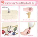 GAGAKU Wooden Makeup Toy Set Wood Hair Salon Playset Toddler Wooden Makeup Kit for Girls,Christmas Birthday Gift for 3 4 5 6 7 Years Old Kids GAGAKU