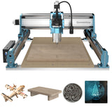 Genmitsu CNC Machine 4040-PRO MAX with 710W Trimmer CNC Router & Linear Rail Driven, 3 Axis Engraving Machine for Wood Metal Acrylic Cutting Milling, GRBL Control, Work Area 400 x 400 x 78mm Genmitsu