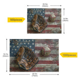 Msyxl Vintage Baseball Puzzle 1000 Pieces - Wooden Jigsaw Puzzles for Family Games - Suitable for Teenagers and Adults Msyxl