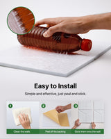 Topnaca Acoustic Panels Sound Absorbing, Soundproof Wall Panels Self Adhesive Sound Proof Foam Panels for Walls, 12 Pack Y-Line High Density Acoustic Wall Panels, Multiple Shapes 12" X 10" X 0.4" Topnaca