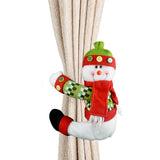 Christmas Tree Topper Snowman,Unique Holiday Xmas Decorations Funny Home Decor,Also Be Used As Curtain Tie and Hugger Wine Bottle,Red White Green Hongsome