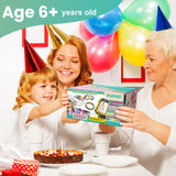 FUNiOi Weaving Loom Kit Toys for Kids, DIY Crafts Projects of 6 Potholders and 10 Friendship Bracelets, 2-in-1 Square Buildable Loom Knitting Kits, Gift Ideas for Girls 6-12 Years Old FUNiOi