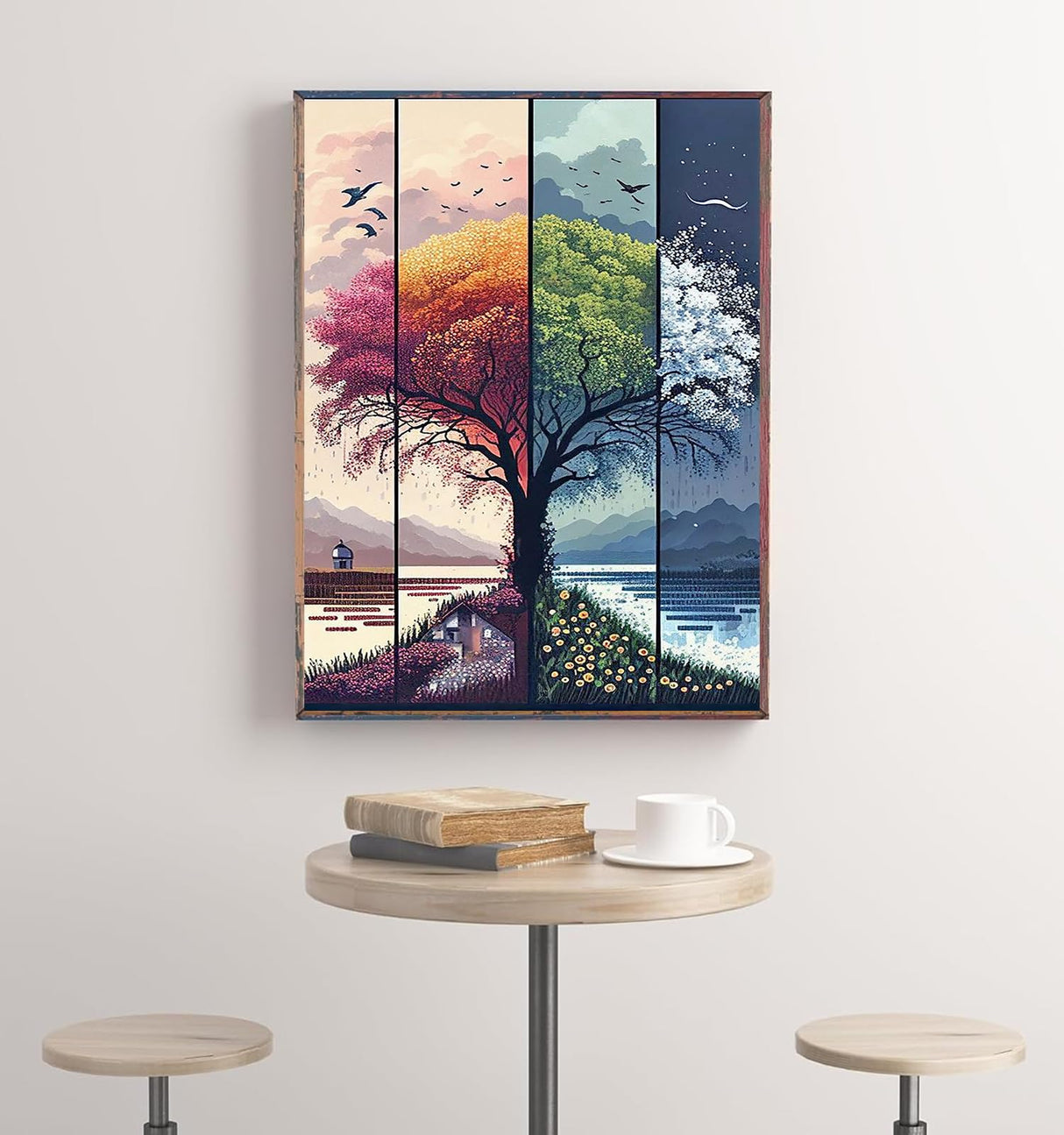 hyzsj 5D Tree of Life Diamond Art Painting,Large Diamond Painting Kits for Adults,DIY Full Drill Crystal Rhinestone Arts,Gem Art Painting with Diamond Home Wall Decor hyzsj