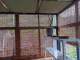 Retro Bamboo Roll-Up Blinds for Outdoor & Indoor Sun Protection Lnder