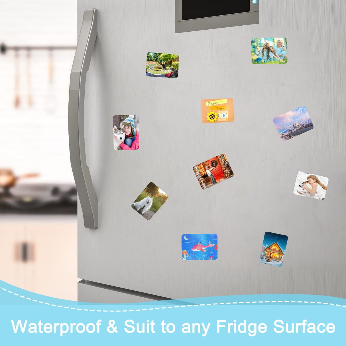 Xuhal 60 Pcs Sublimation Magnets Blanks Car Sublimation Blank Magnets Bulks DIY Decorative Magnets for Home Kitchen Refrigerator Microwave Oven Wall Door Decoration or Office Calendar (2.6 x 3.5 Inch) Xuhal
